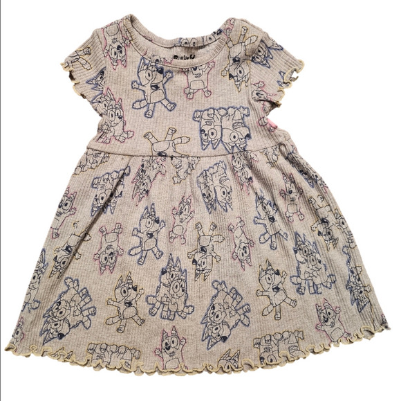 BLUEY grey dress. Size 2T. EXCELLENT CONDITION! - Picture 1 of 4